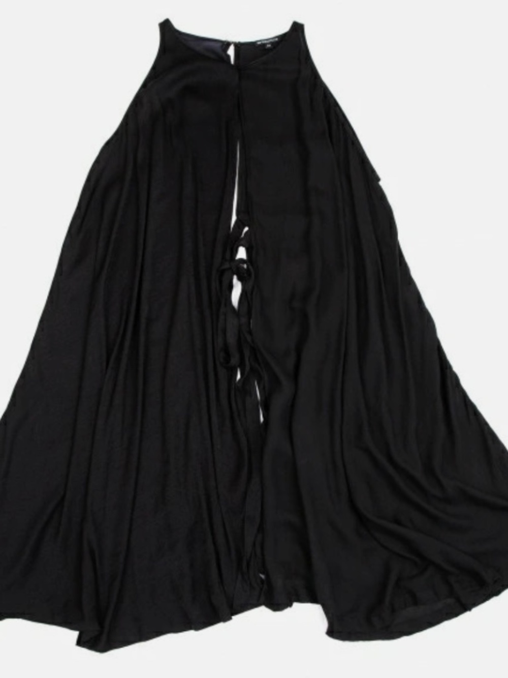 Ann Demeulemeester black wrap up dress size 36